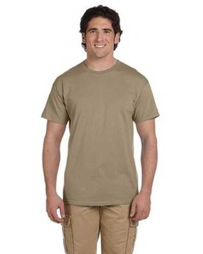 Fruit of the Loom 3931 Adult Hd Cotton T-Shirt - Khaki - HIT a Double