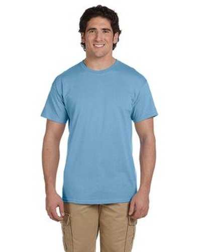Fruit of the Loom 3931 Adult Hd Cotton T-Shirt - Light Blue - HIT a Double