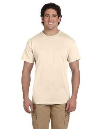 Fruit of the Loom 3931 Adult Hd Cotton T-Shirt - Natural - HIT a Double