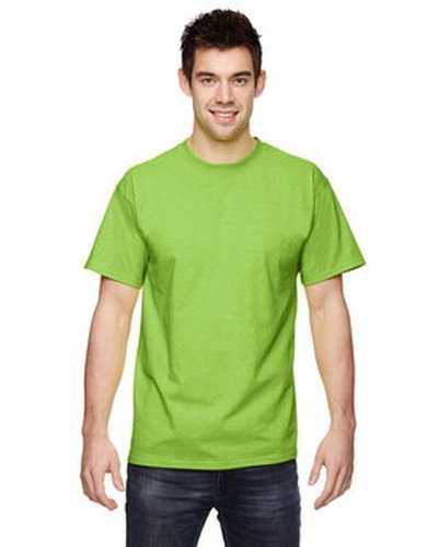 Fruit of the Loom 3931 Adult Hd Cotton T-Shirt - Neon Green - HIT a Double