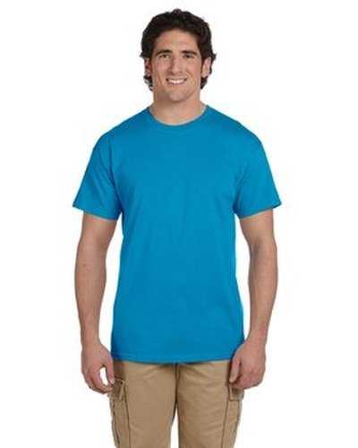 Fruit of the Loom 3931 Adult Hd Cotton T-Shirt - Pacific Blue - HIT a Double