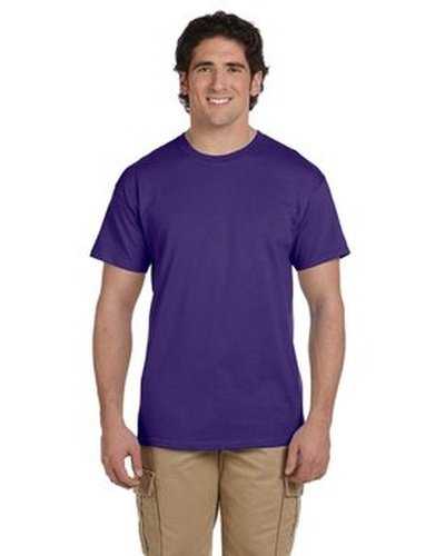 Fruit of the Loom 3931 Adult Hd Cotton T-Shirt - Purple - HIT a Double