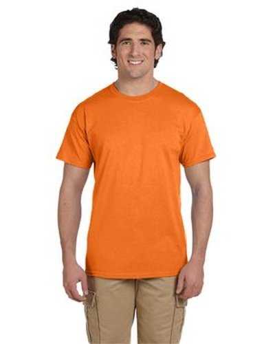 Fruit of the Loom 3931 Adult Hd Cotton T-Shirt - Safety Orange - HIT a Double