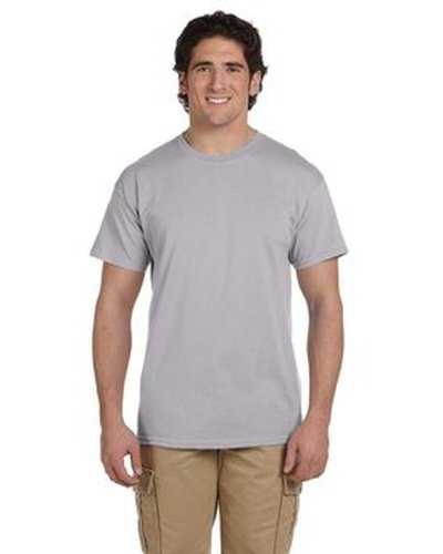 Fruit of the Loom 3931 Adult Hd Cotton T-Shirt - Silver - HIT a Double