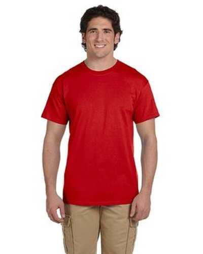 Fruit of the Loom 3931 Adult Hd Cotton T-Shirt - True Red - HIT a Double