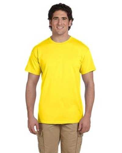 Fruit of the Loom 3931 Adult Hd Cotton T-Shirt - Yellow - HIT a Double