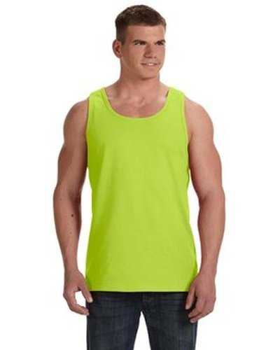 Fruit of the Loom 39TKR Adult Hd Cotton Tank - Safety Green - HIT a Double