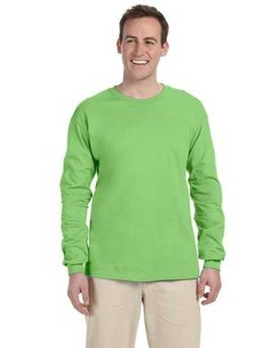 Fruit of the Loom 4930 Adult Hd Cotton Long-Sleeve T-Shirt - Kiwi - HIT a Double