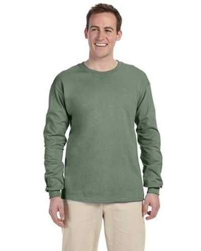 Fruit of the Loom 4930 Adult Hd Cotton Long-Sleeve T-Shirt - Sagestone - HIT a Double