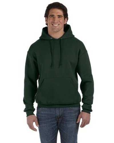 Fruit of the Loom 82130 Adult Supercotton Pullover Hooded Sweatshirt - Forest Green - HIT a Double