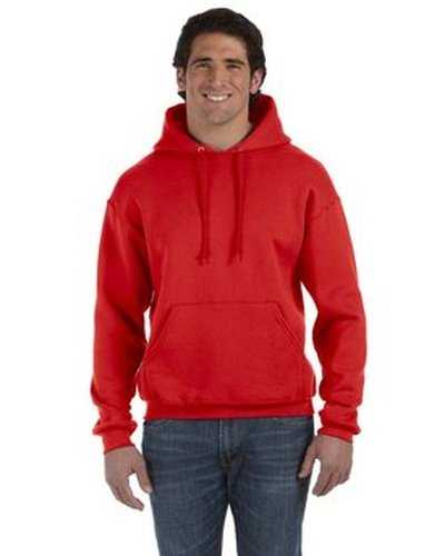 Fruit of the Loom 82130 Adult Supercotton Pullover Hooded Sweatshirt - True Red - HIT a Double
