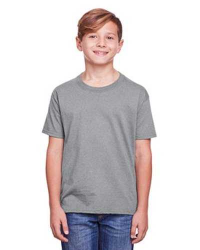 Fruit of the Loom IC47BR Youth Iconic T-Shirt - Athletic Heather - HIT a Double