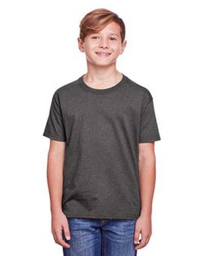 Fruit of the Loom IC47BR Youth Iconic T-Shirt - Charcoal Heather - HIT a Double