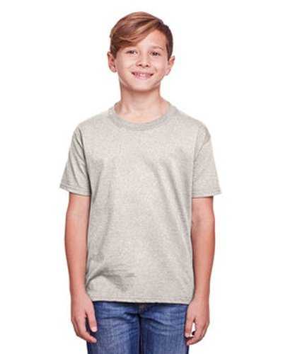Fruit of the Loom IC47BR Youth Iconic T-Shirt - Oatmeal Heather - HIT a Double