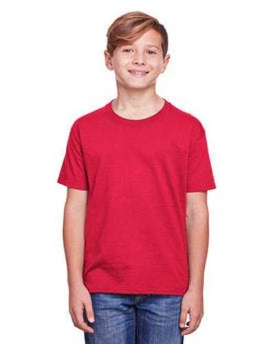 Fruit of the Loom IC47BR Youth Iconic T-Shirt - True Red - HIT a Double