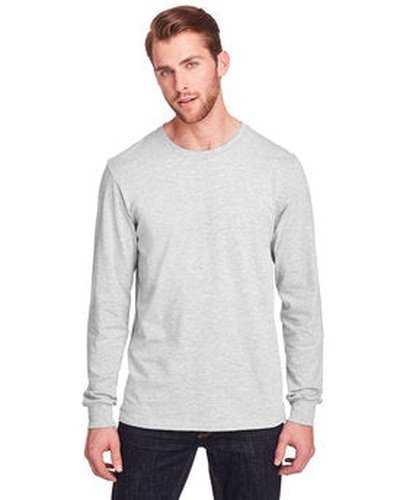 Fruit of the Loom IC47LSR Adult Iconic Long Sleeve T-Shirt - Oatmeal Heather - HIT a Double