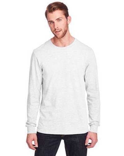 Fruit of the Loom IC47LSR Adult Iconic Long Sleeve T-Shirt - White - HIT a Double