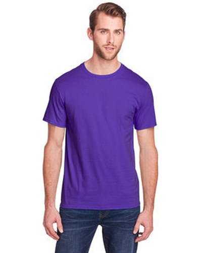 Fruit of the Loom IC47MR Adult Iconic T-Shirt - Purple - HIT a Double