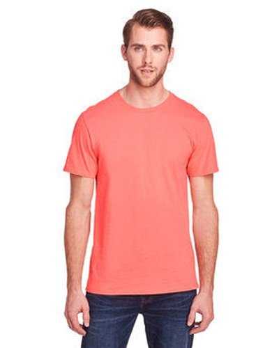 Fruit of the Loom IC47MR Adult Iconic T-Shirt - Sunset Coral - HIT a Double