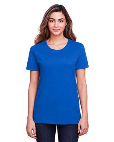 Fruit of the Loom IC47WR Ladies&#39; Iconic T-Shirt - Royal - HIT a Double