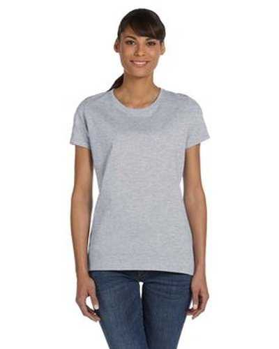 Fruit of the Loom L3930R Ladies&#39; Hd Cotton T-Shirt - Athletic Heather - HIT a Double