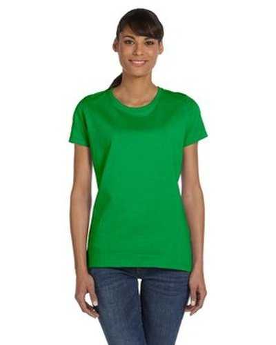 Fruit of the Loom L3930R Ladies&#39; Hd Cotton T-Shirt - Kelly - HIT a Double