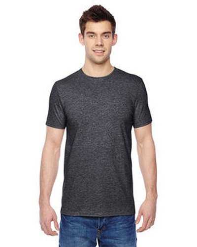 Fruit of the Loom SF45R Adult Sofspun Jersey Crew T-Shirt - Charcoal Heather - HIT a Double