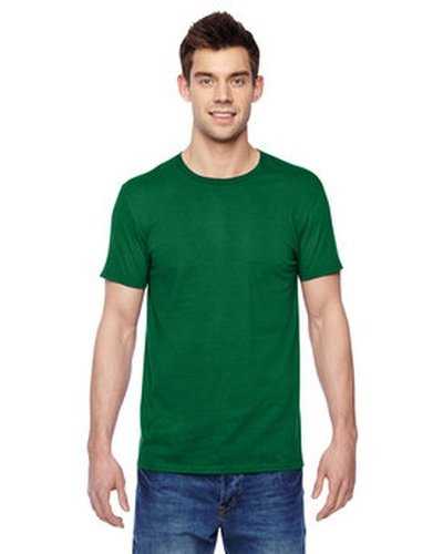Fruit of the Loom SF45R Adult Sofspun Jersey Crew T-Shirt - Clover - HIT a Double