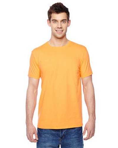 Fruit of the Loom SF45R Adult Sofspun Jersey Crew T-Shirt - Gold - HIT a Double