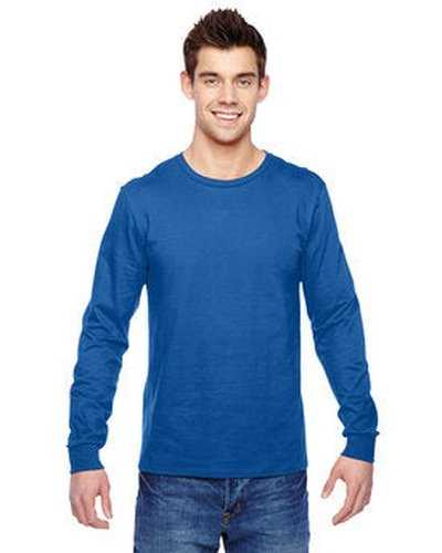 Fruit of the Loom SFLR Adult Sofspun Jersey Long-Sleeve T-Shirt - Royal - HIT a Double