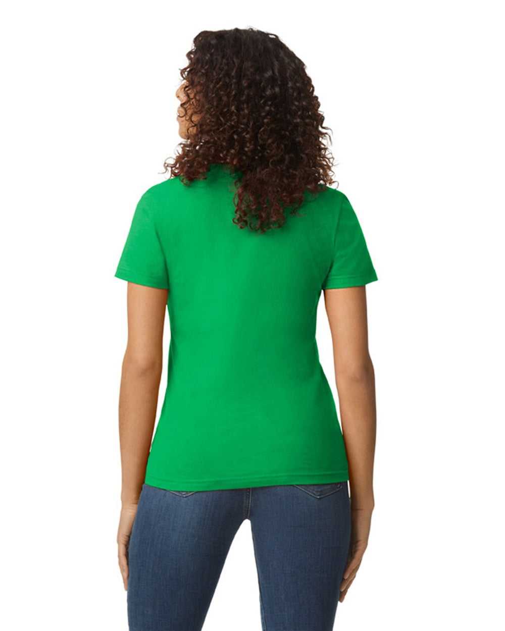 Gildan 65000L Softstyle Women&#39;s Midweight T-Shirt - Irish Green - HIT a Double - 1