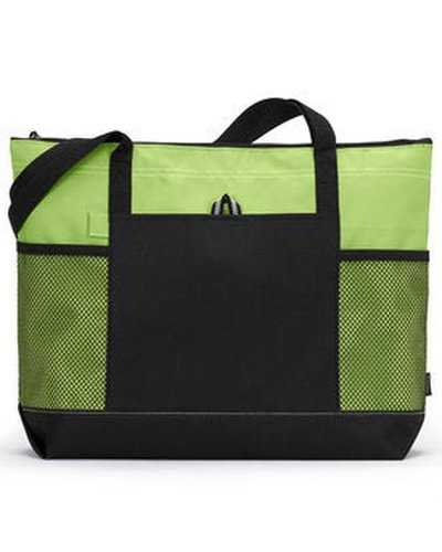 Gemline 1100 Select Zippered Tote - Apple Green - HIT a Double