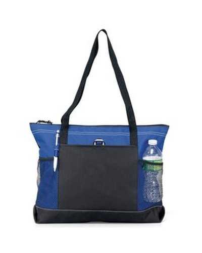 Gemline 1100 Select Zippered Tote - Royal Blue - HIT a Double