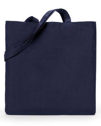 Gemline 115 Cotton Canvas Tote - Navy - HIT a Double