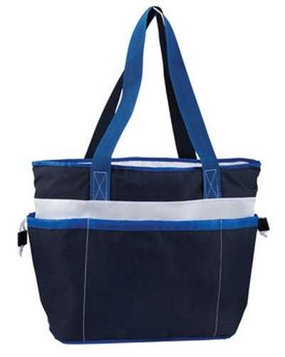 Gemline 9251 Vineyard Insulated Tote - Navy Blue - HIT a Double