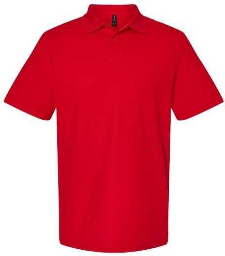 Gildan 64800 Softstyle Adult Pique Polo - Cherry Red - HIT a Double - 1