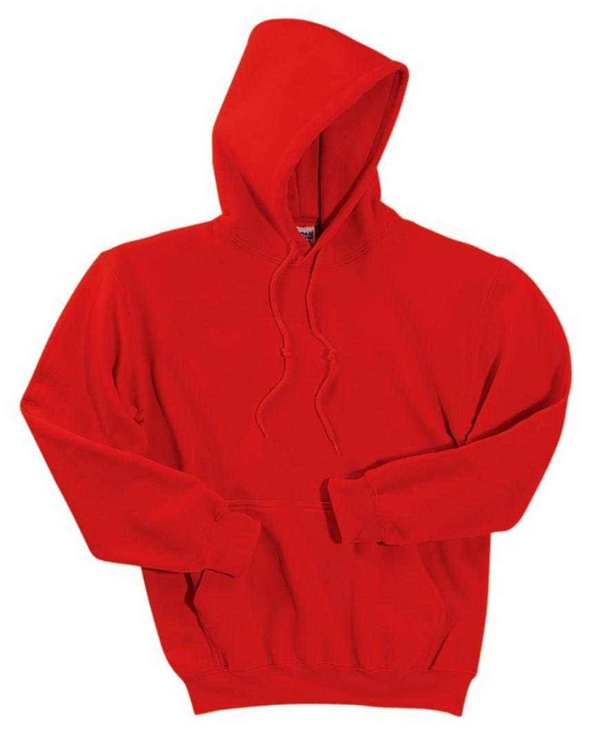 Gildan 12500 Dryblend Pullover Hooded Sweatshirt - Red - HIT a Double