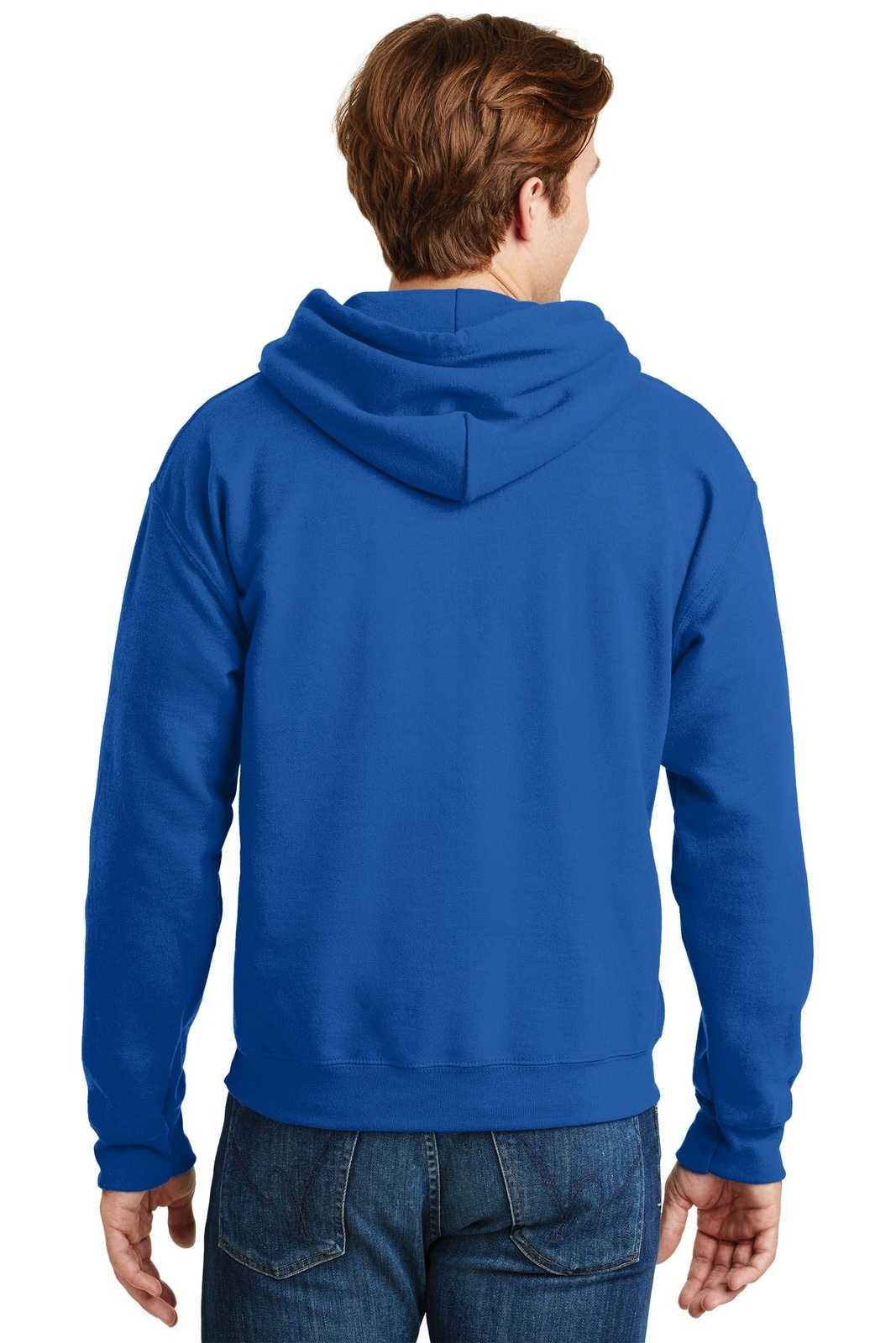 Gildan 12500 Dryblend Pullover Hooded Sweatshirt - Royal - HIT a Double