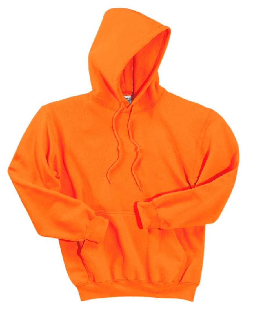 Gildan 12500 Dryblend Pullover Hooded Sweatshirt - S. Orange - HIT a Double