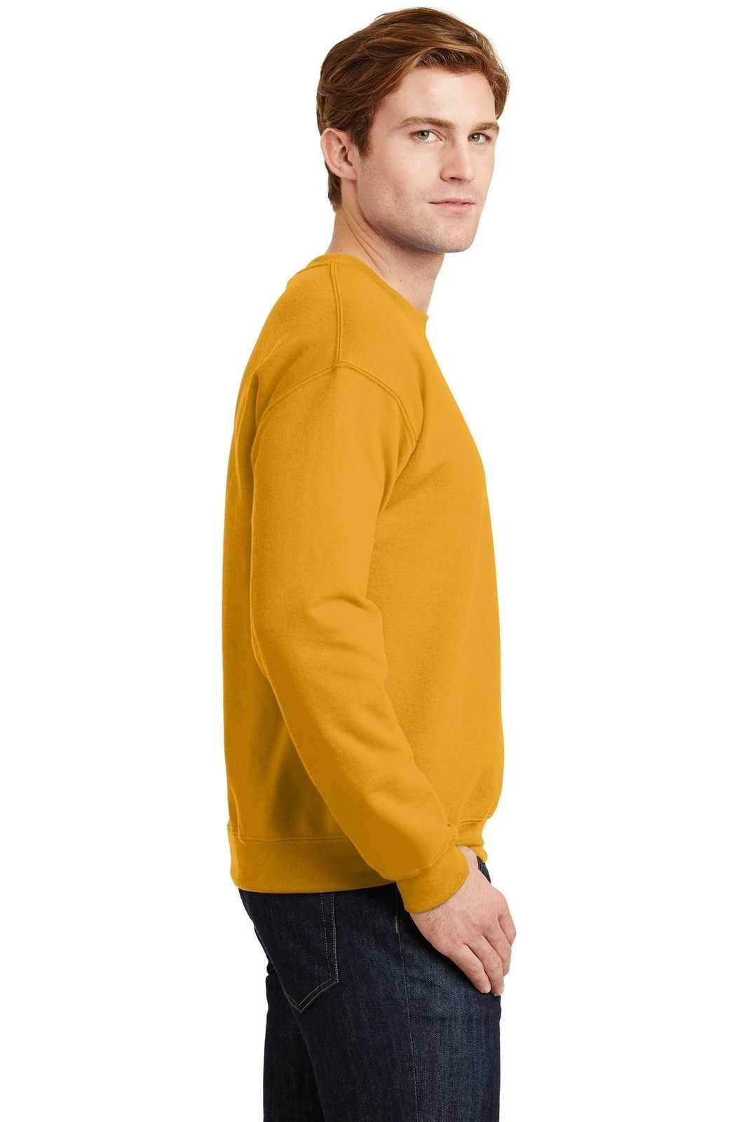 Gildan 18000 Heavy Blend Crewneck Sweatshirt - Gold - HIT a Double