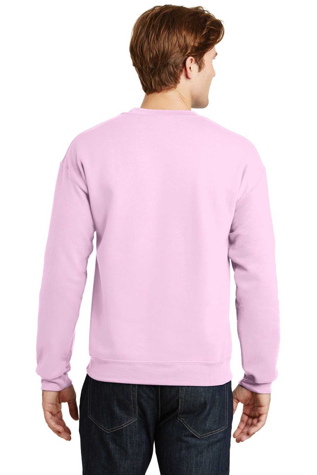 Gildan 18000 Heavy Blend Crewneck Sweatshirt - Light Pink - HIT a Double