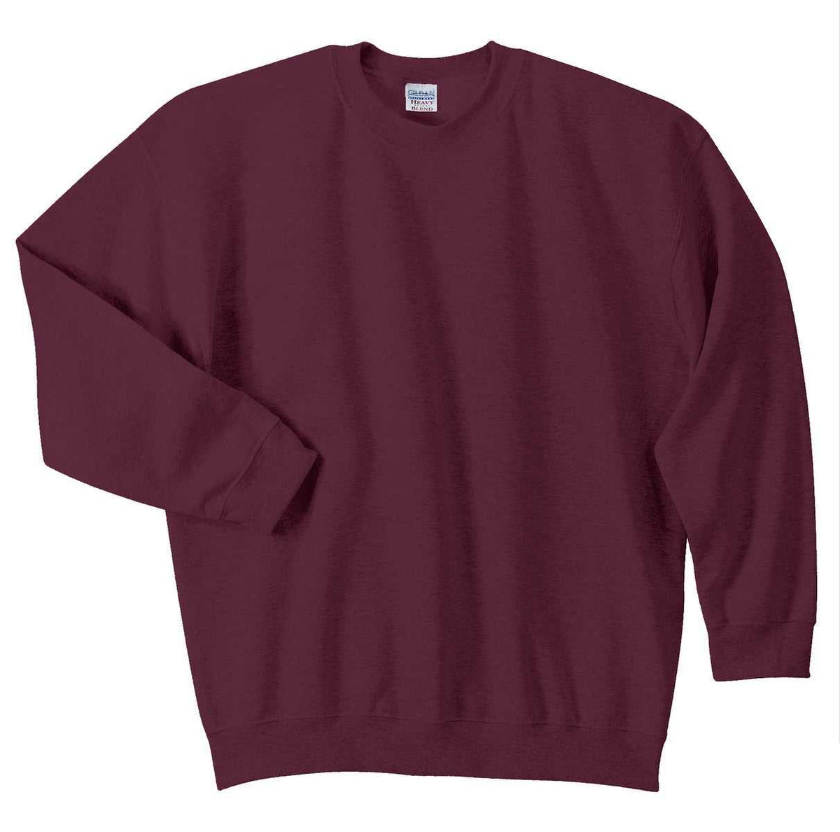 Gildan 18000 Heavy Blend Crewneck Sweatshirt - Maroon - HIT a Double