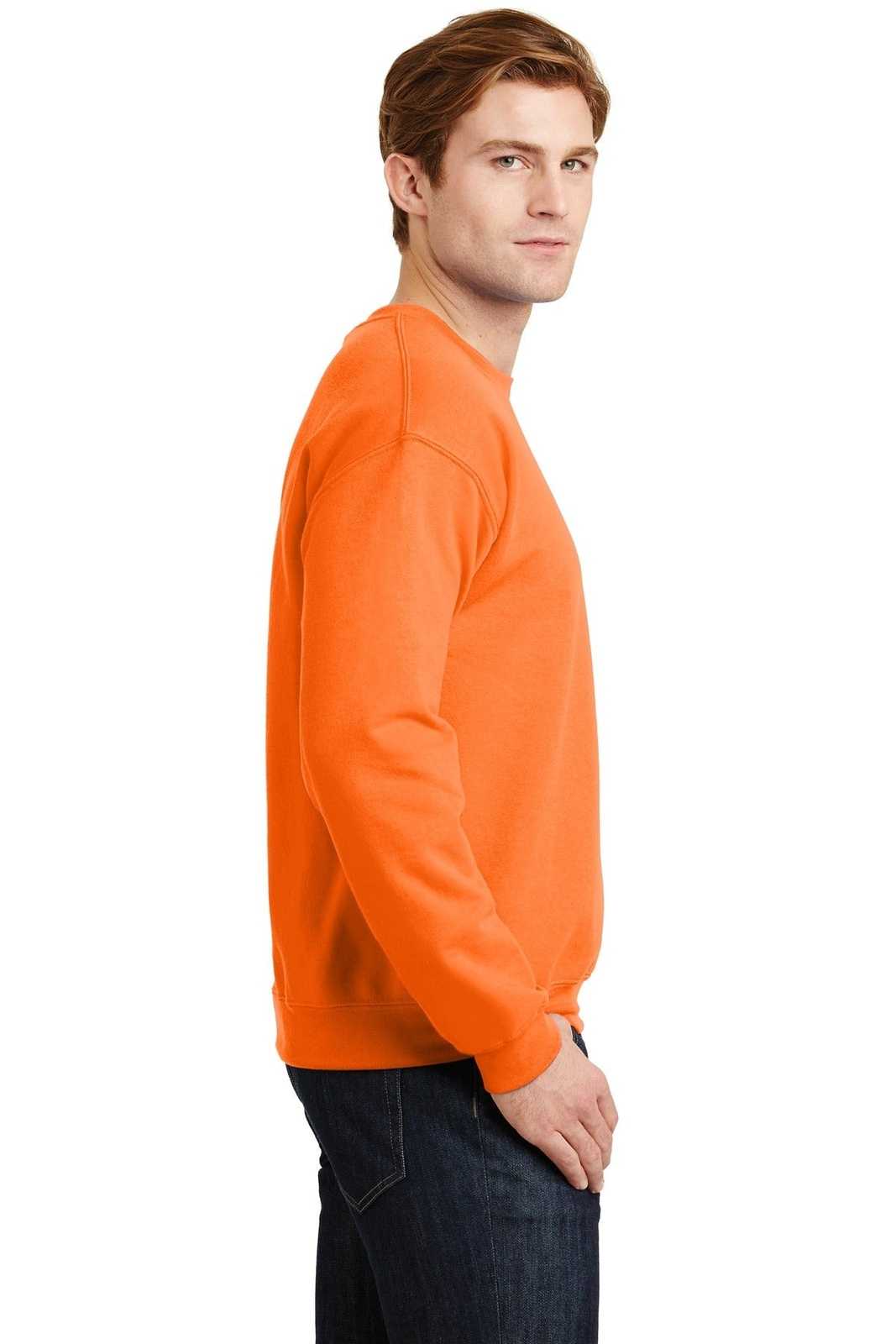 Gildan 18000 Heavy Blend Crewneck Sweatshirt - S. Orange - HIT a Double