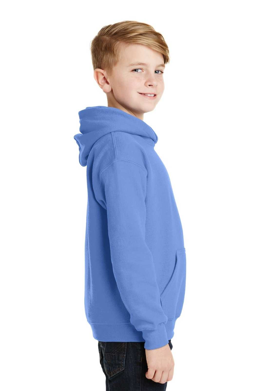 Gildan 18500B Youth Heavy Blend Hooded Sweatshirt - Carolina Blue - HIT a Double