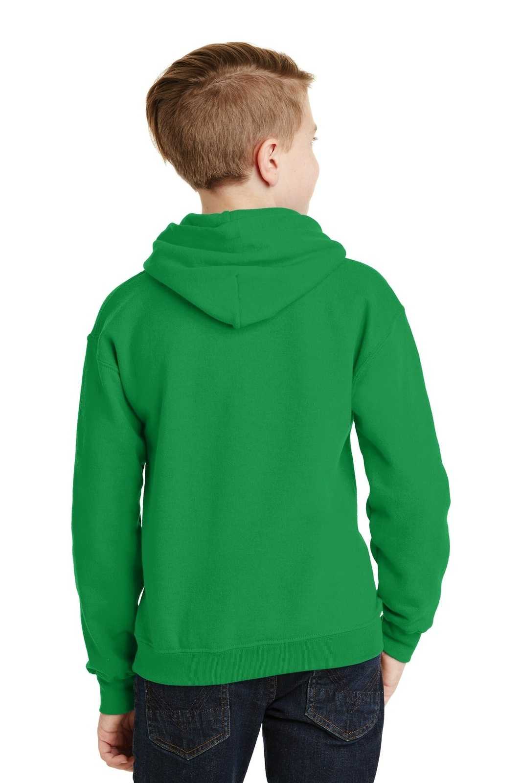 Gildan 18500B Youth Heavy Blend Hooded Sweatshirt - Irish Green - HIT a Double