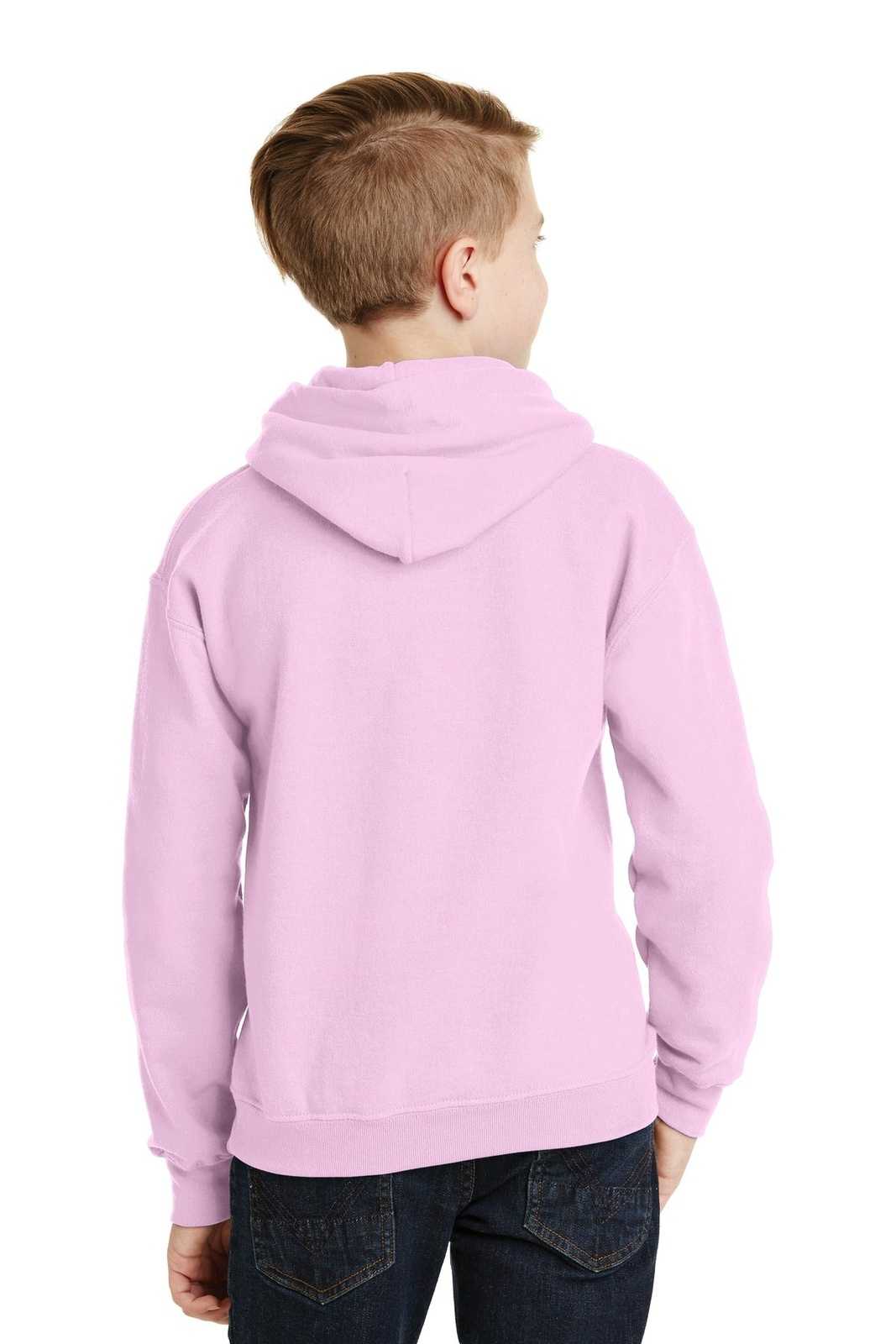 Gildan 18500B Youth Heavy Blend Hooded Sweatshirt - Light Pink - HIT a Double