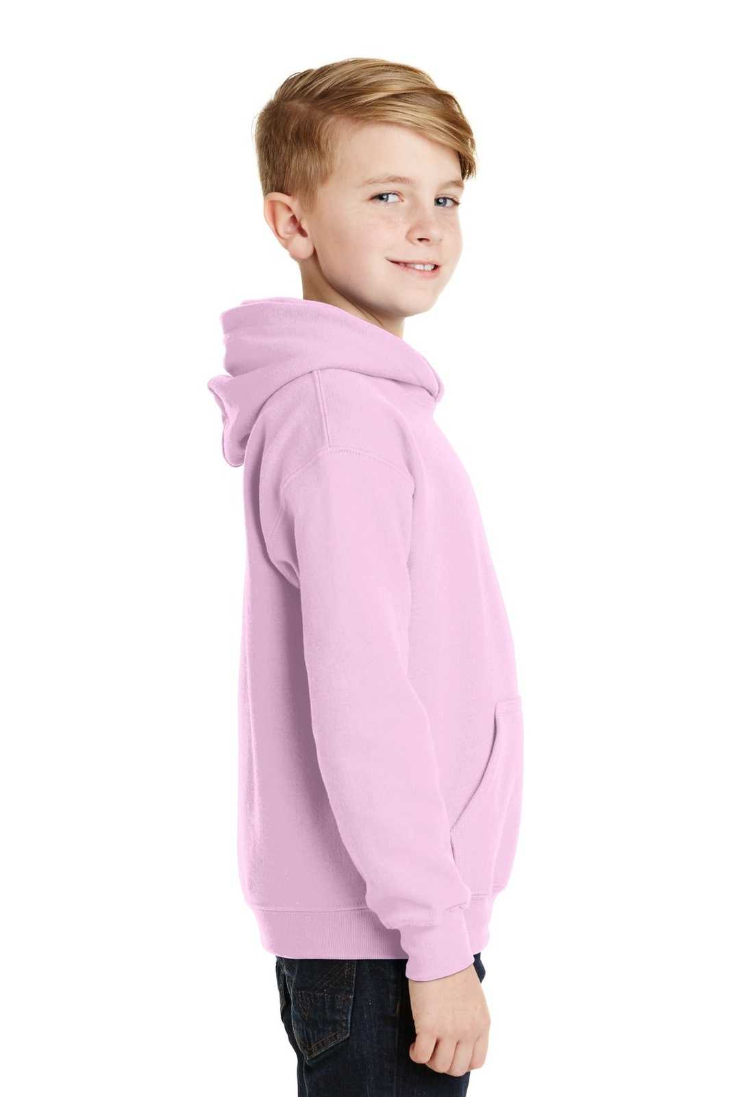Gildan 18500B Youth Heavy Blend Hooded Sweatshirt - Light Pink - HIT a Double