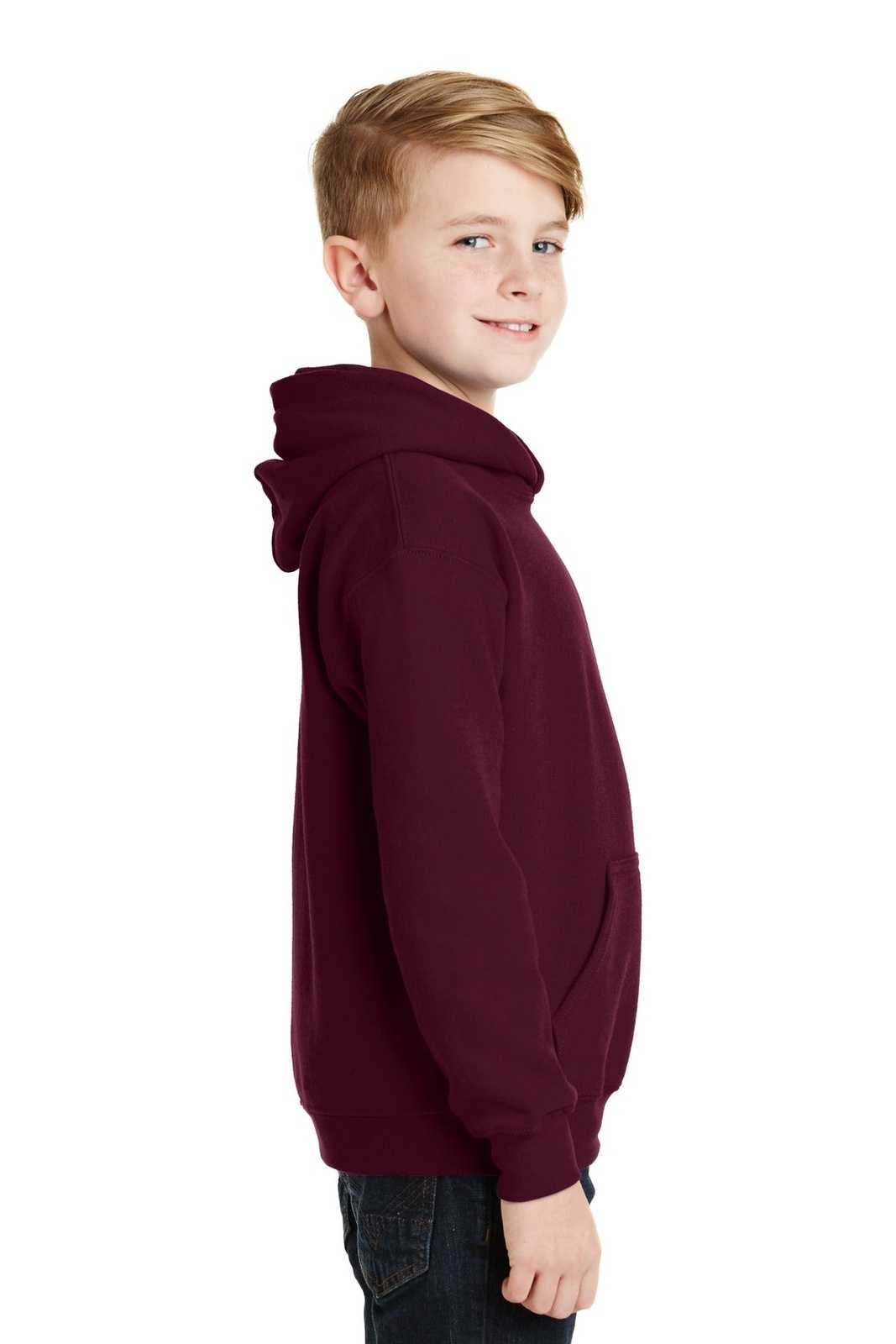 Gildan 18500B Youth Heavy Blend Hooded Sweatshirt - Maroon - HIT a Double