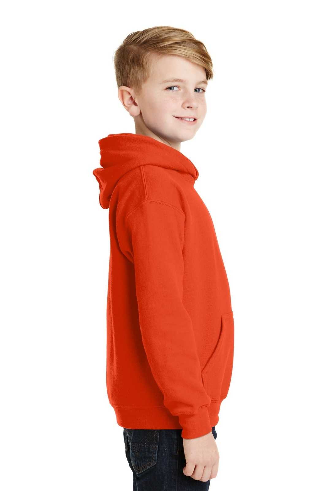 Gildan 18500B Youth Heavy Blend Hooded Sweatshirt - Orange - HIT a Double