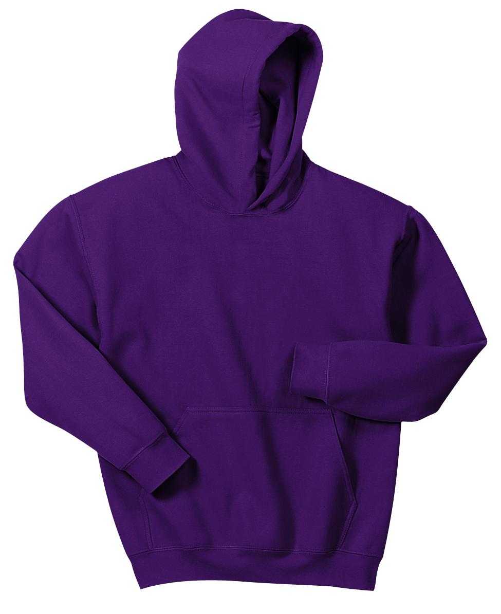 Gildan 18500B Youth Heavy Blend Hooded Sweatshirt - Purple - HIT a Double